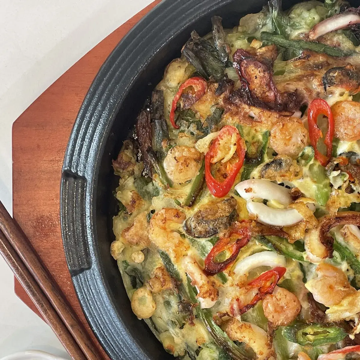 hae mul pajeon 해물파전
