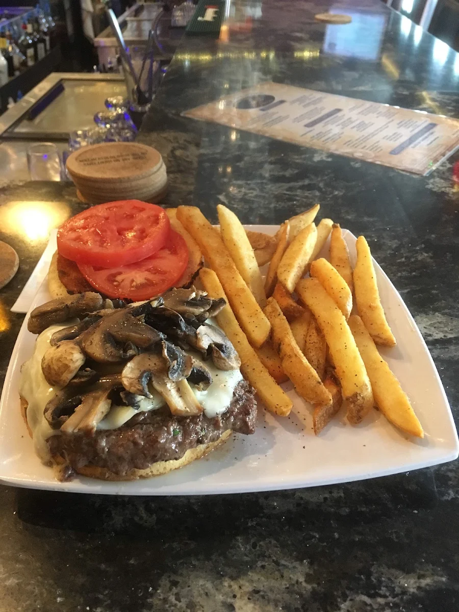 Mushroom Swiss Burger