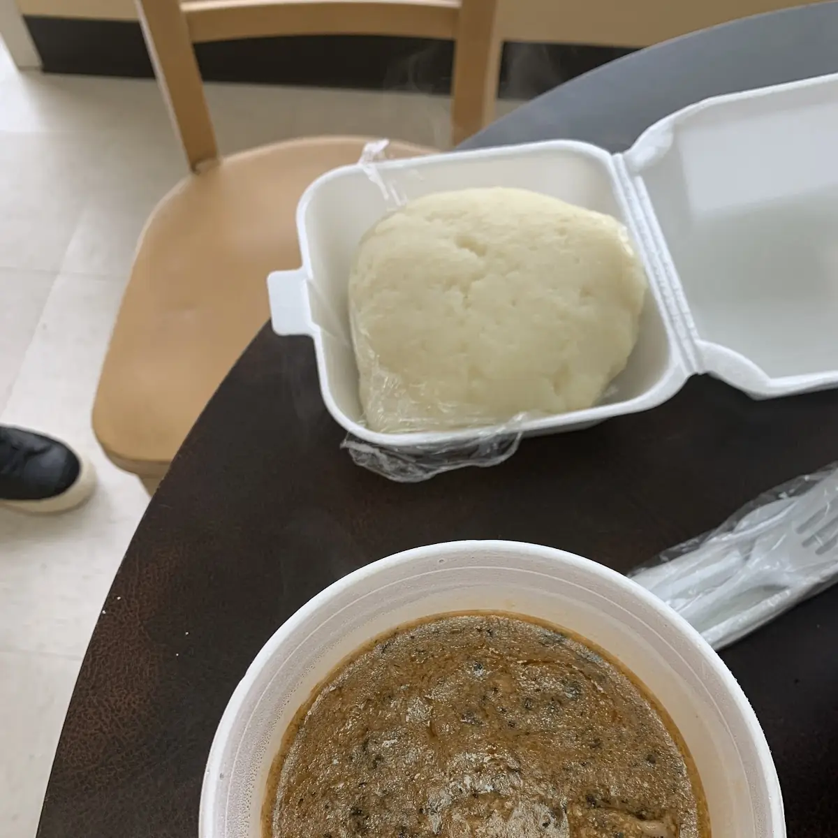 Soup with Stockfish & Fufu