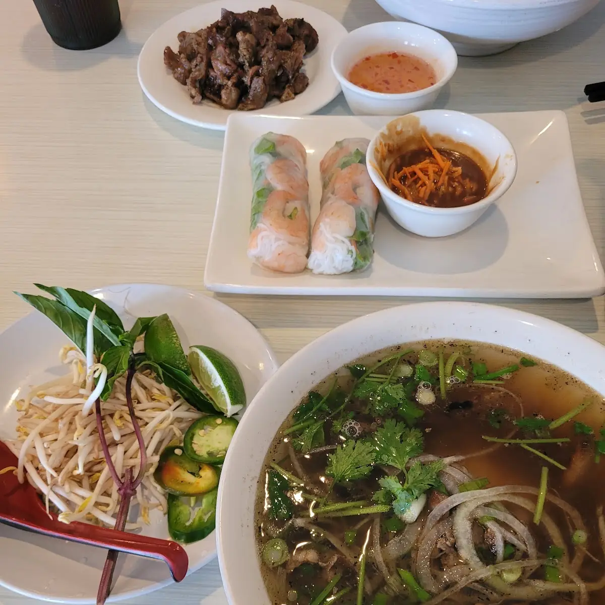 Beef Pho with Meatballs