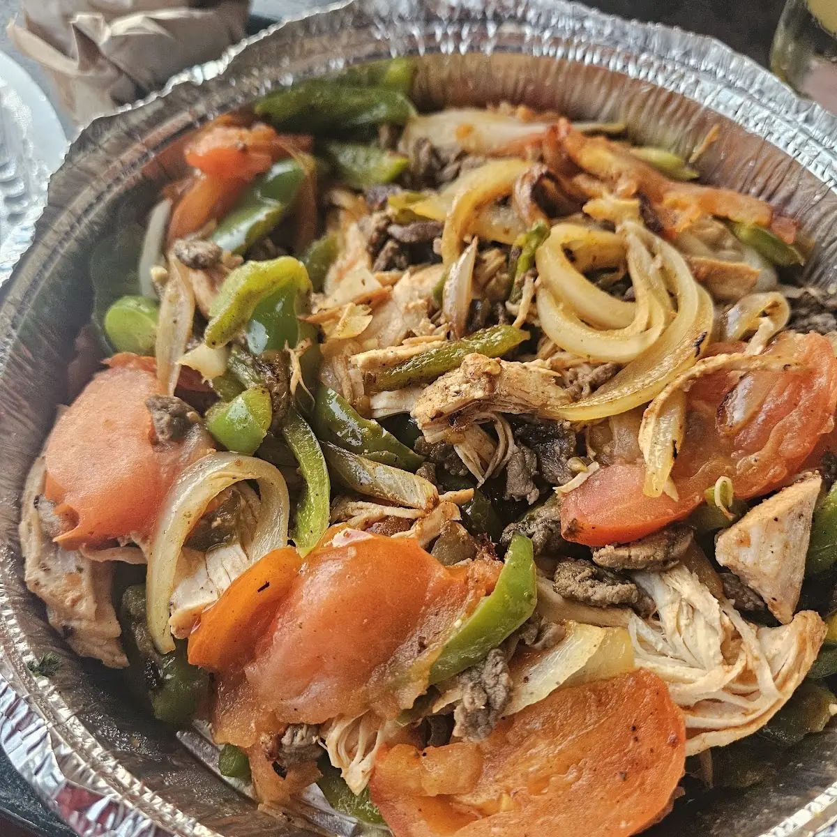 Steak and Chicken Fajitas