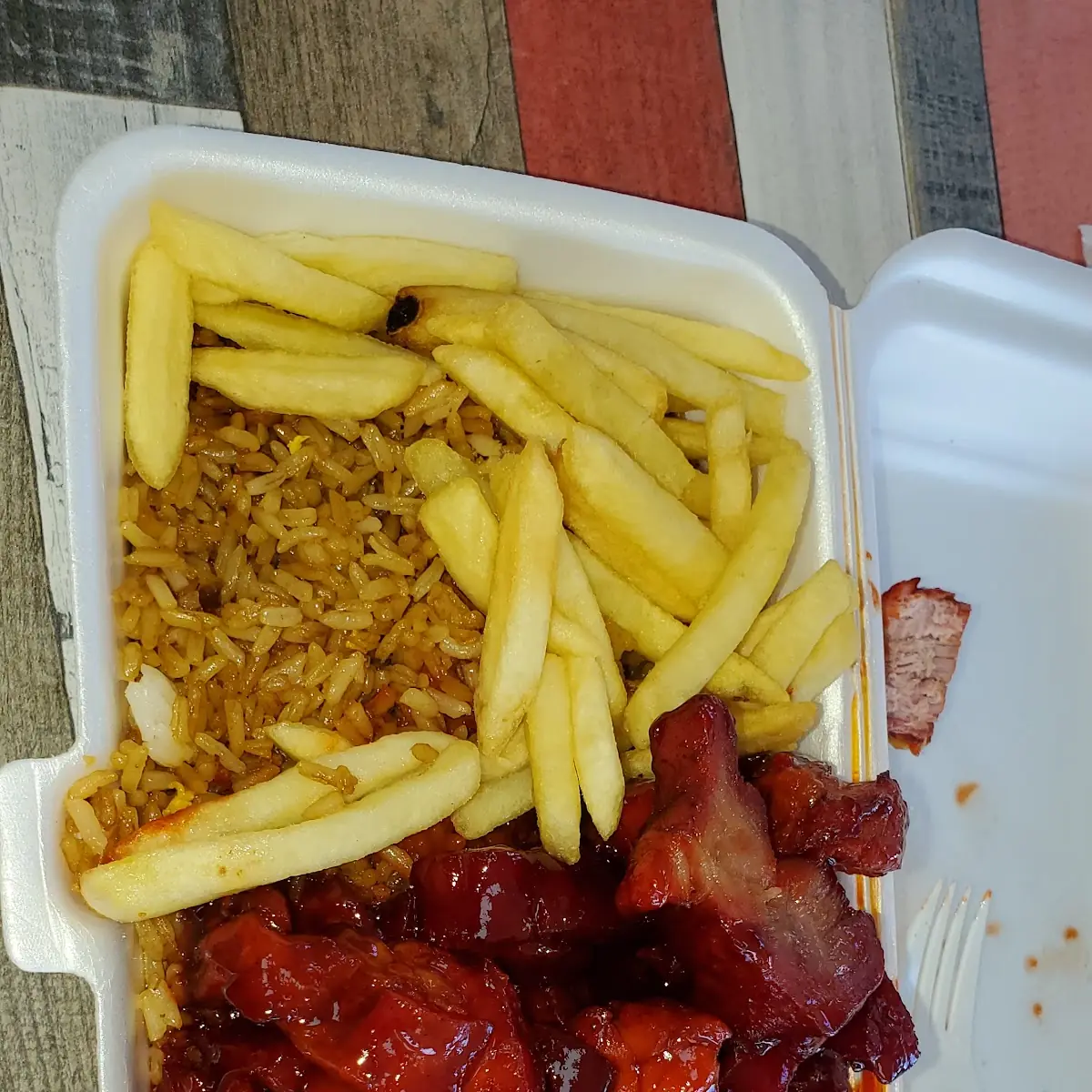 Boneless Spare Ribs Pork Fried Rice