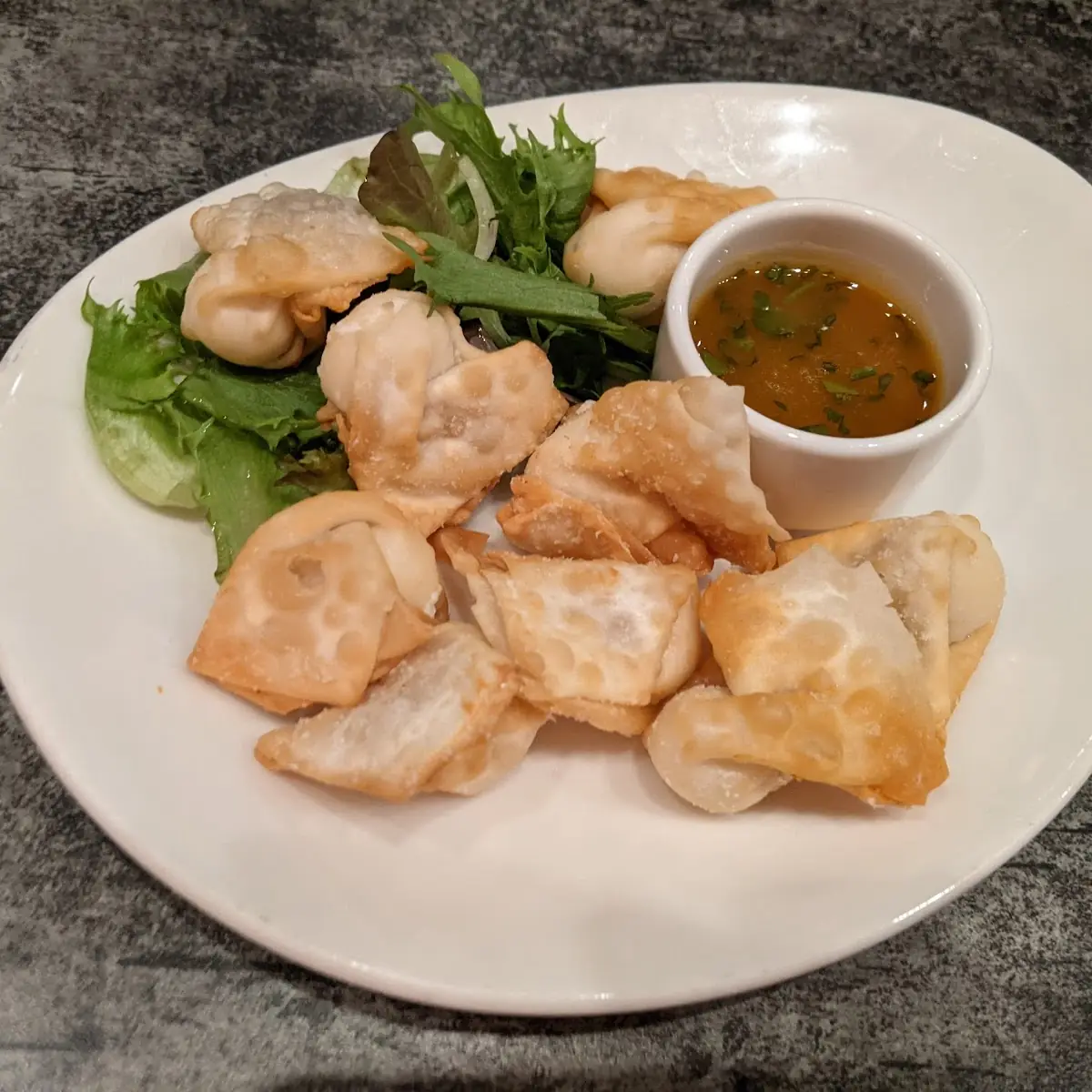 Goat Cheese Wontons