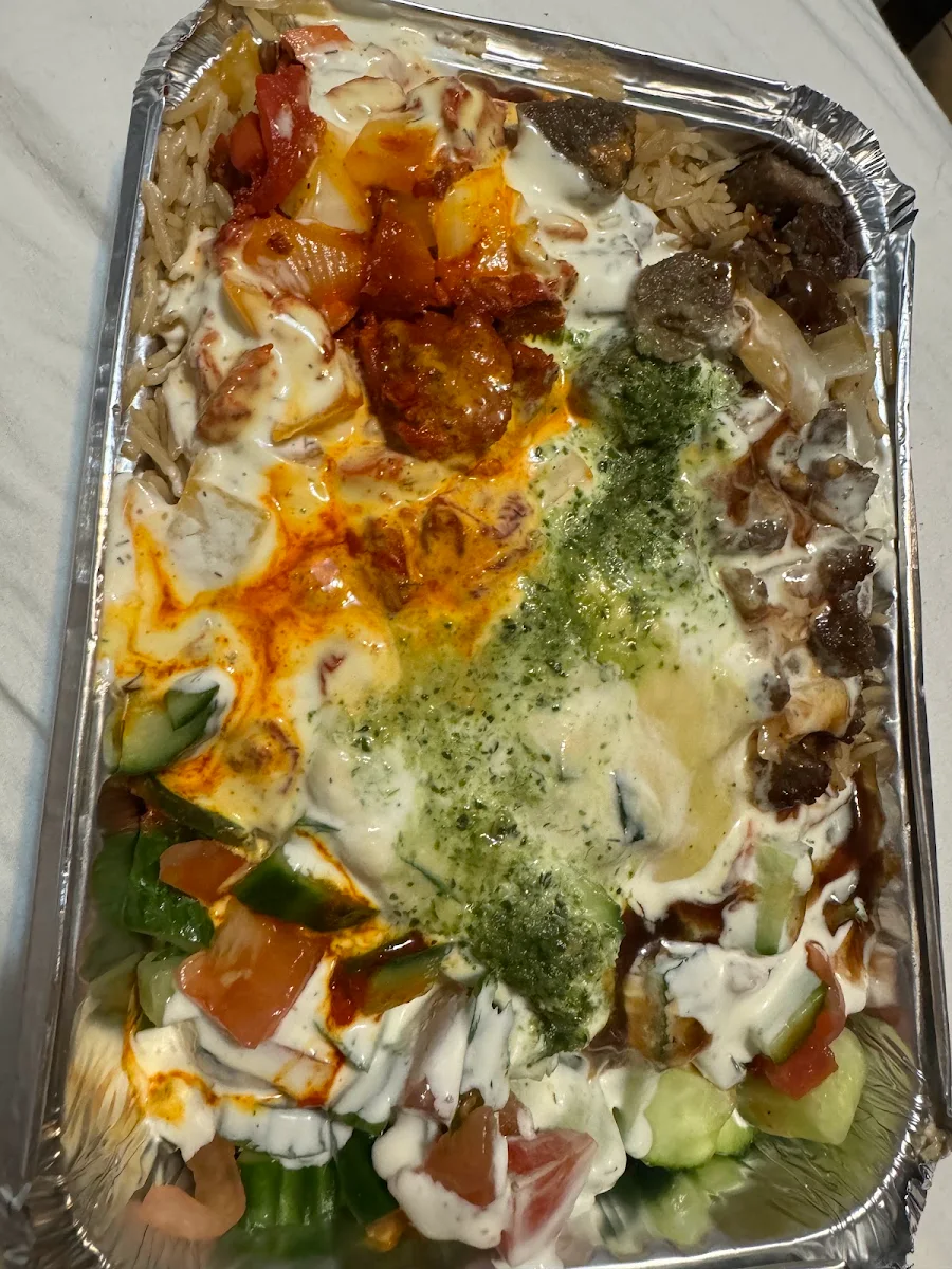 Chicken over Rice, Shah's Halal Food