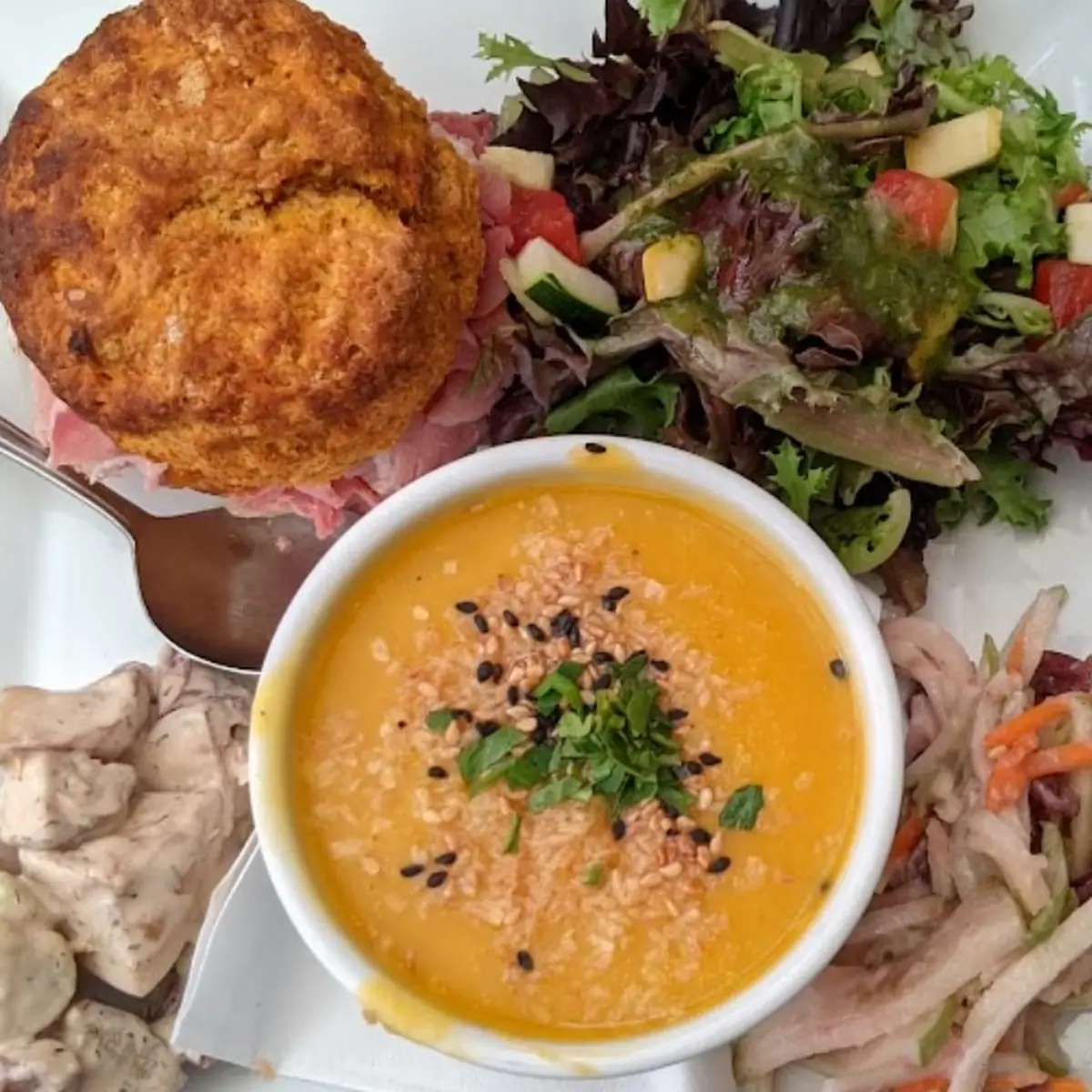 Soup & 1 2 Salad