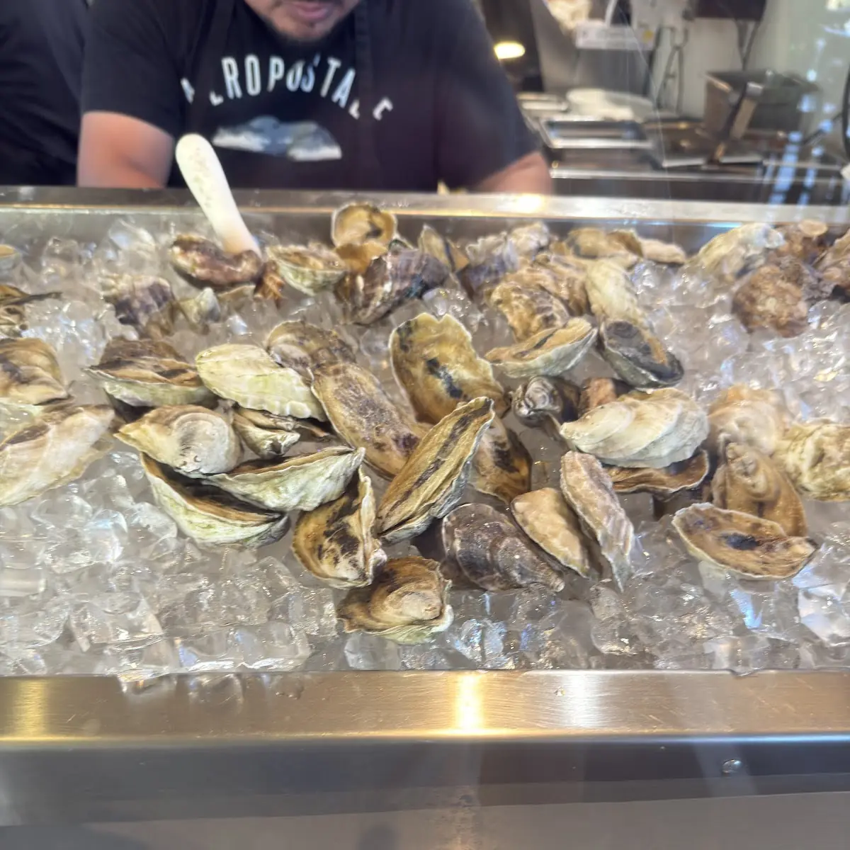 1 2dozen Oysters on Half Shell with Mignonette and Cocktail Sauce