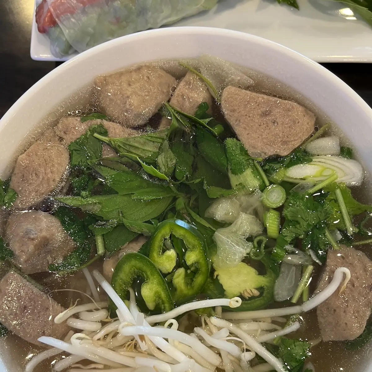 Pho with Beef Meatballs