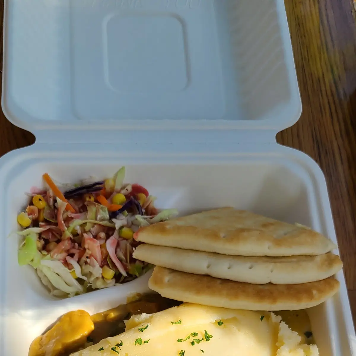 Curry Chicken with Mashed Potatoes