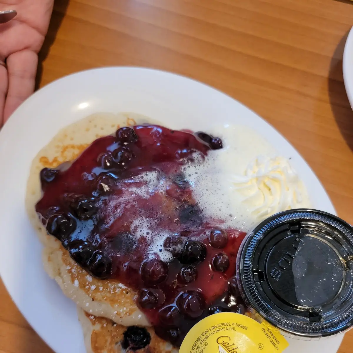 Double Blueberry Pancakes
