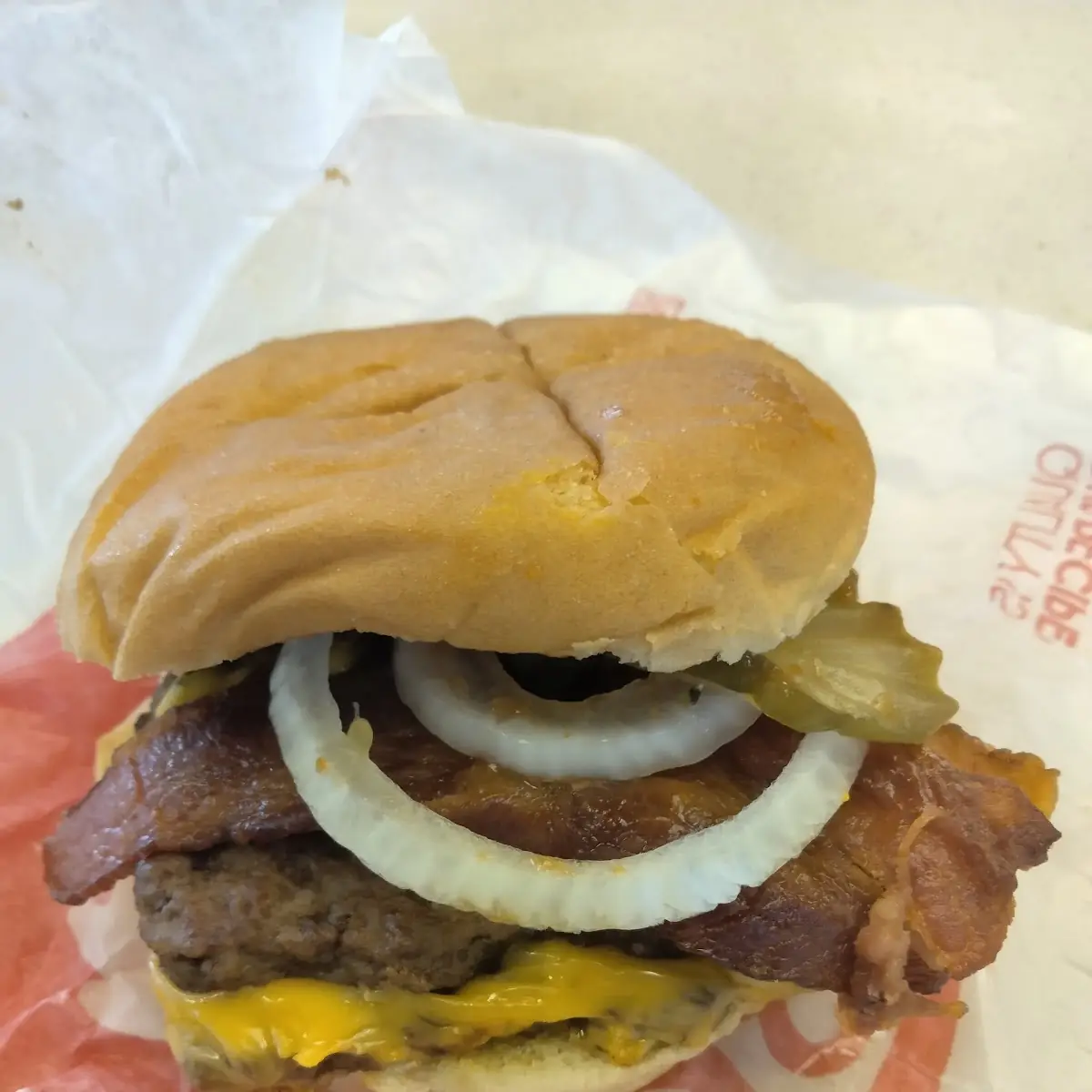 Jr Bacon Cheeseburger