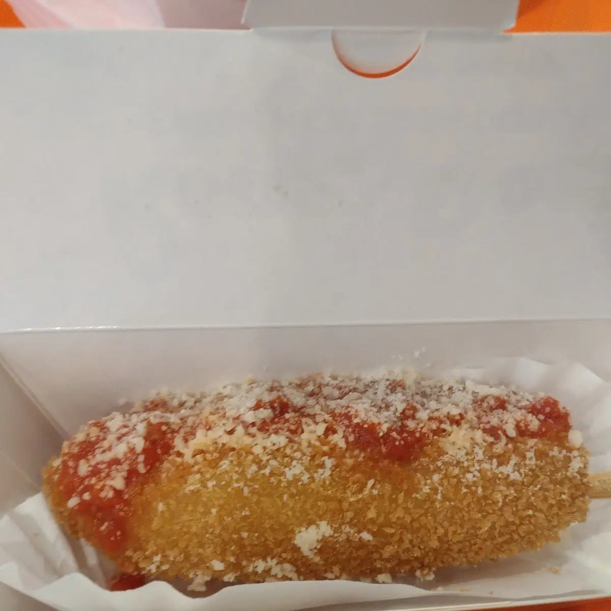 Spaghetti Dog with Mozzarella Sticks
