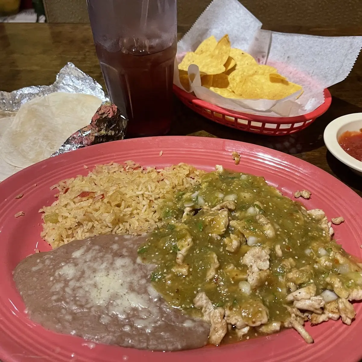 Cheese Enchilada Rice and Beans
