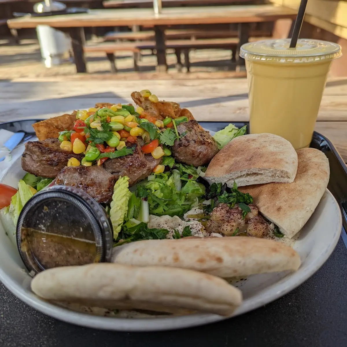 Lamb Kebab Salad
