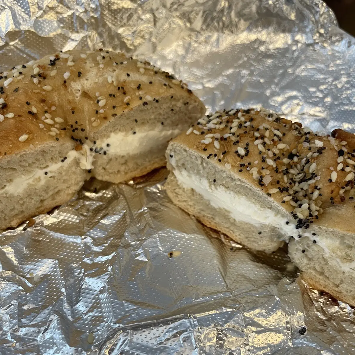 Everything Bagel with Cream Cheese