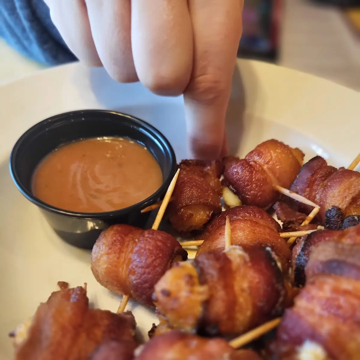 Bacon Wrapped Cheese Curds