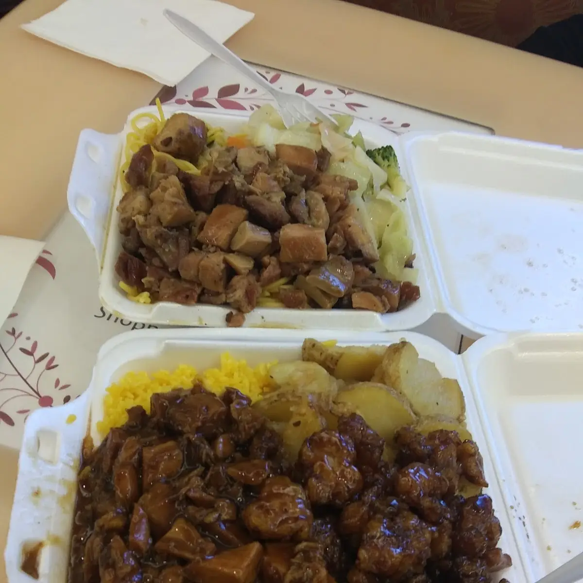 Orange Chicken w Fried Rice