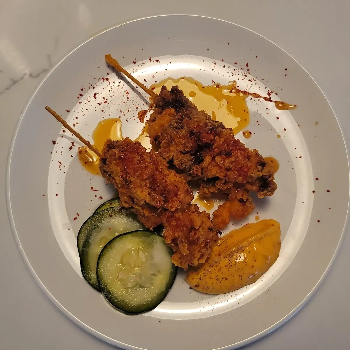 Fried Chicken Skewer