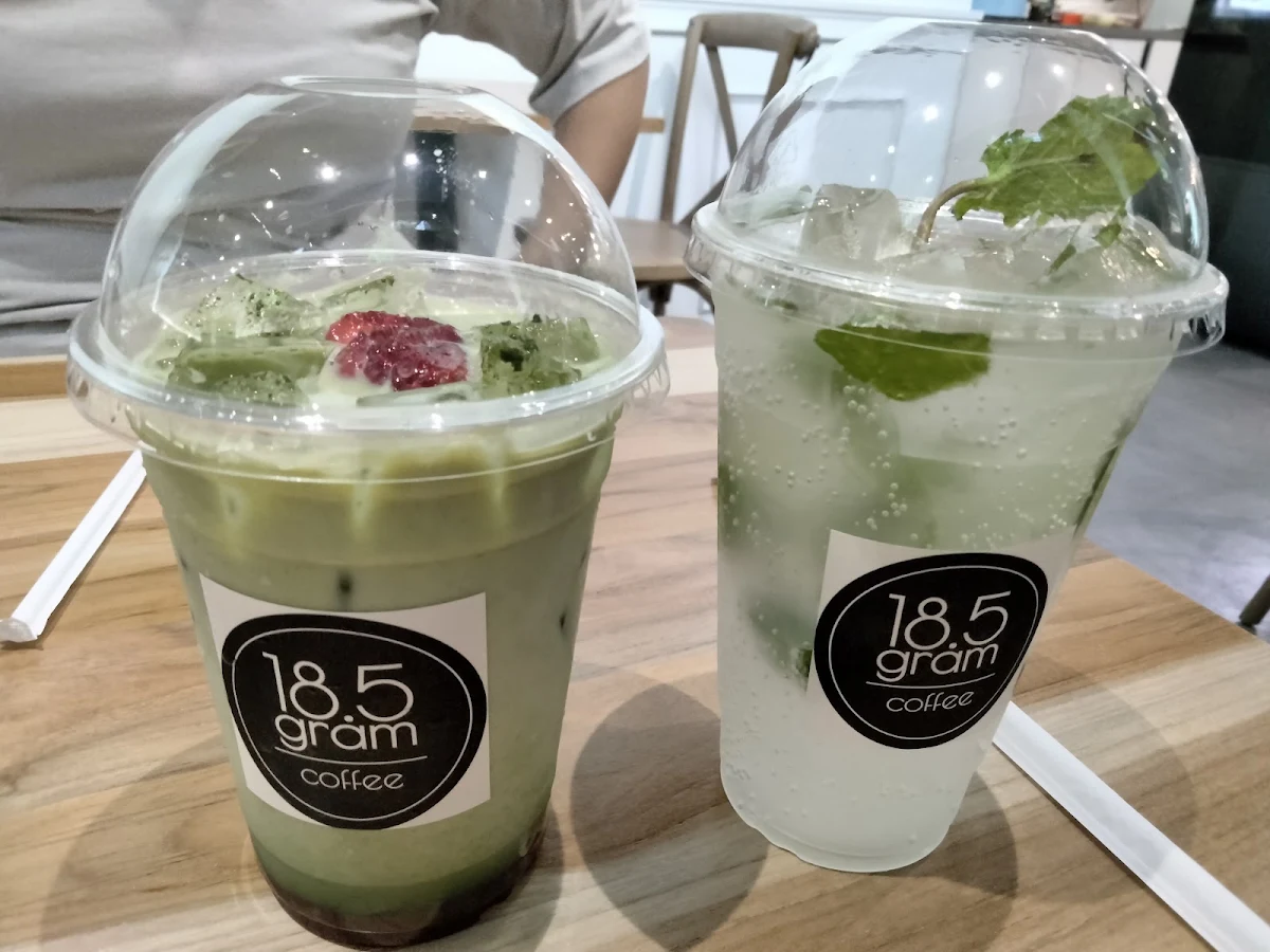 Virgin Mojito and Strawberry Matcha Latte