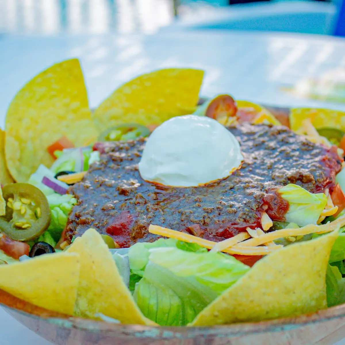Bacon Cheeseburger Taco Salad