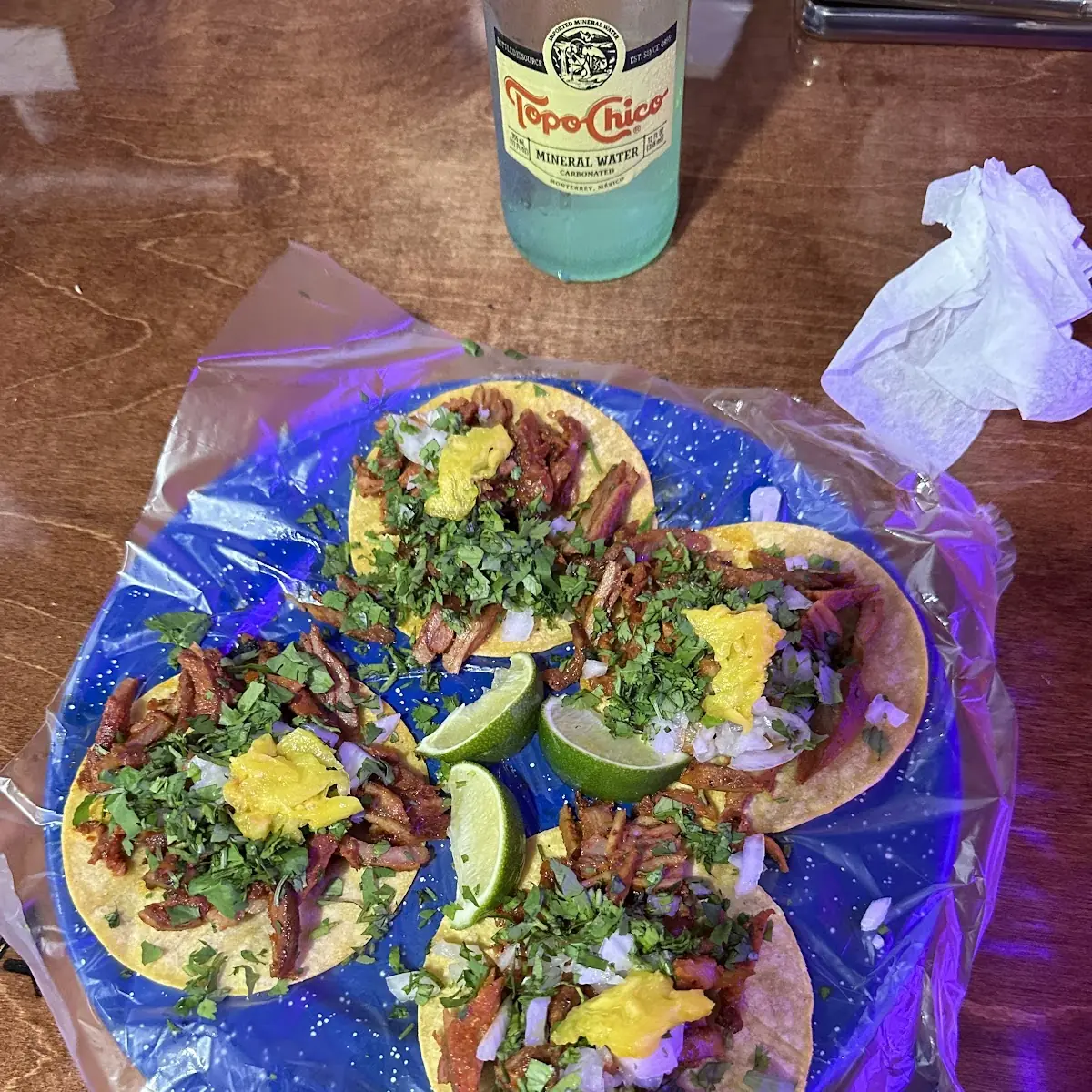 Al Pastor Tacos with Lime