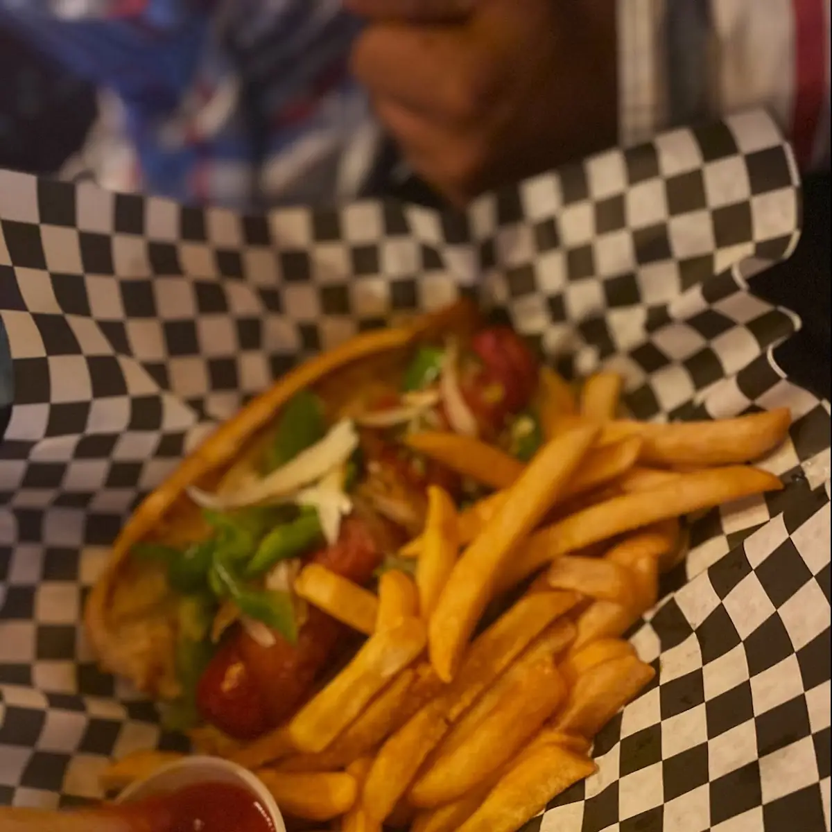 Bacon Wrapped Hot Dog