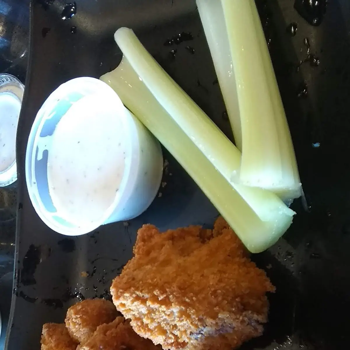 Fried Dill Pickles with Buttermilk Ranch 186 Cal