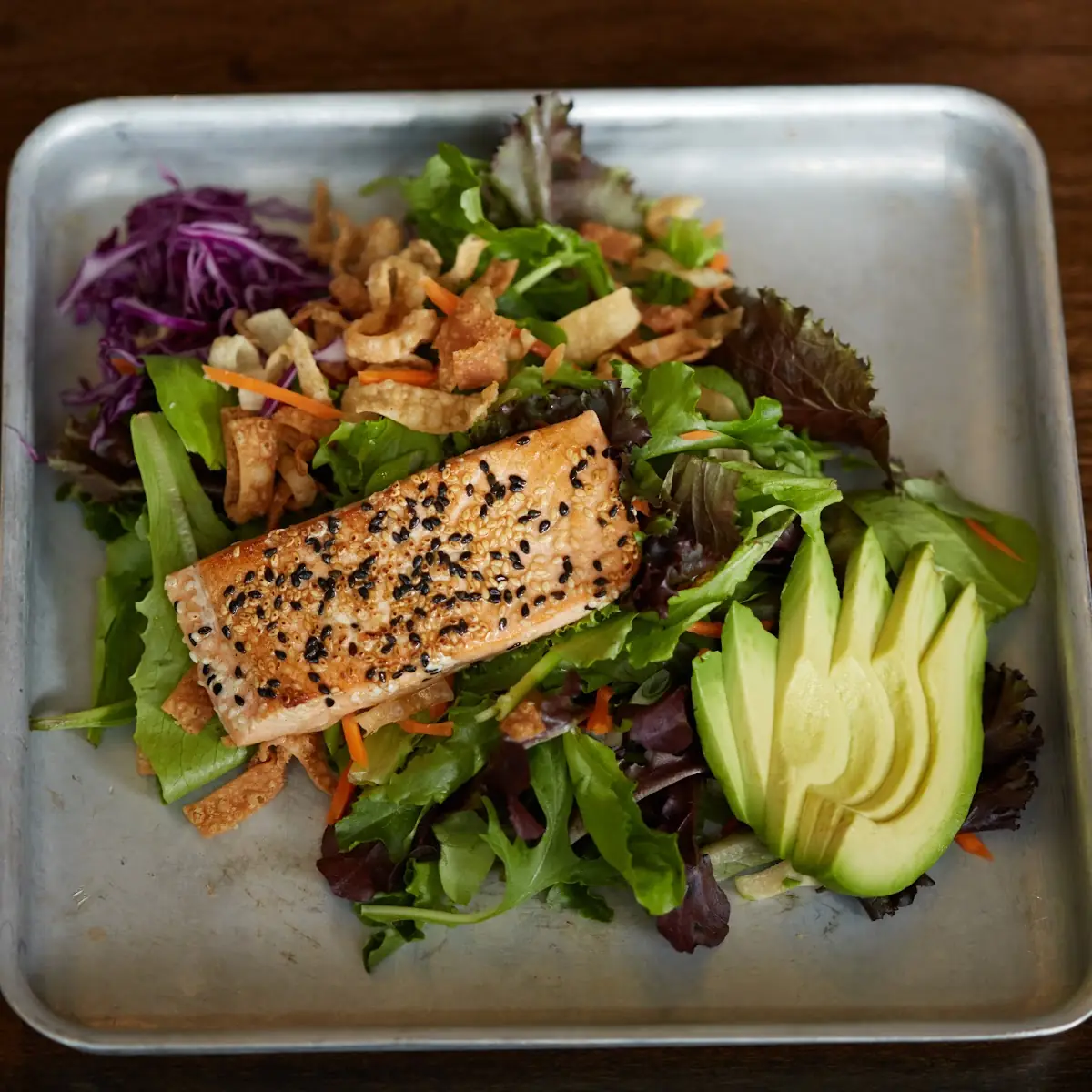 Sesame-Seared Salmon Salad