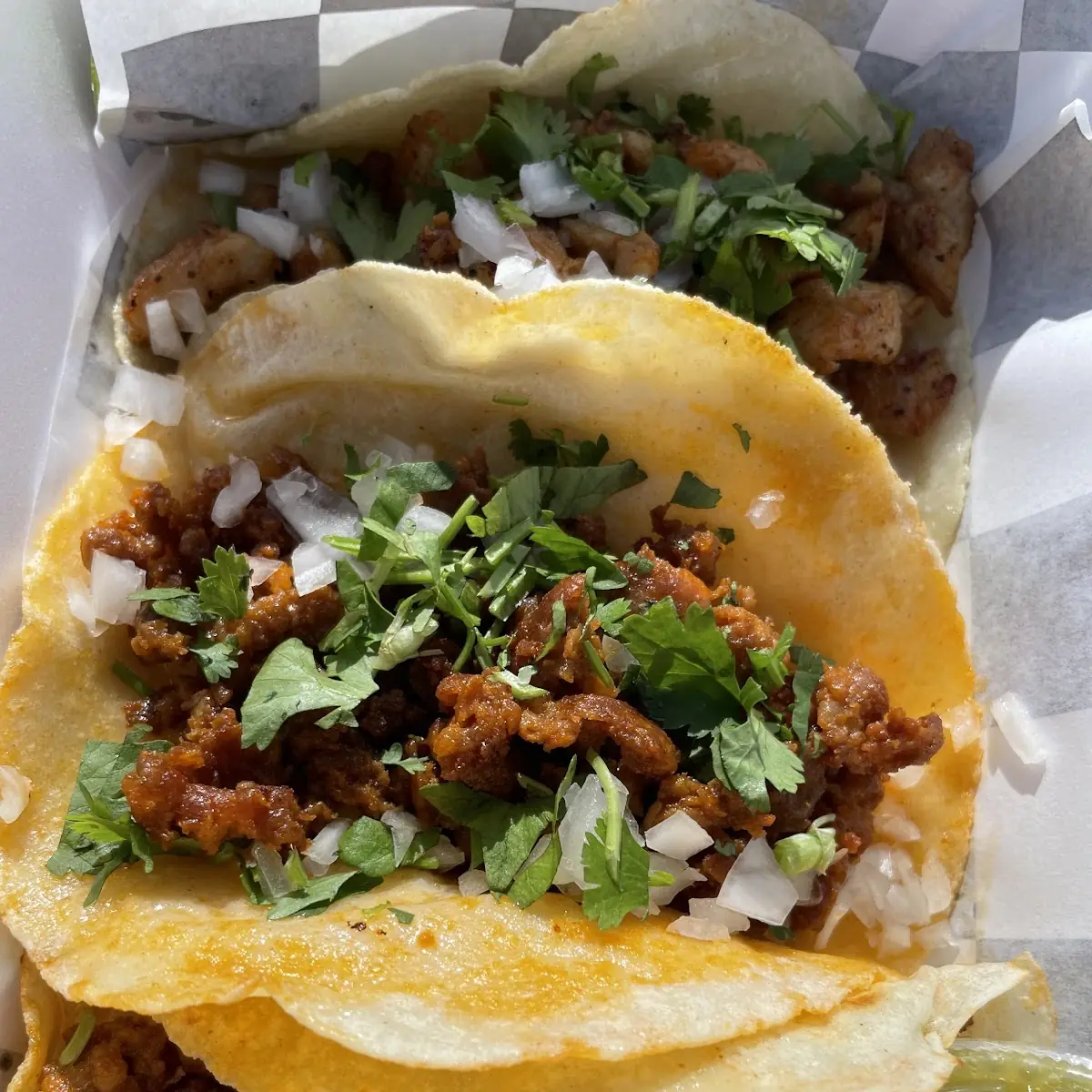 Assorted Street Tacos with Cilantro