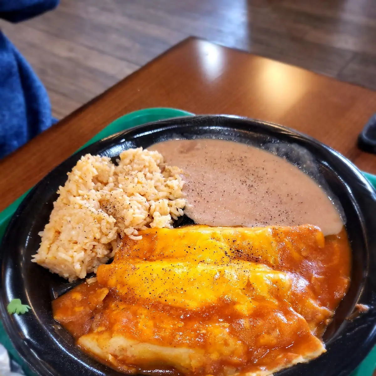 Beef Enchilada Plate