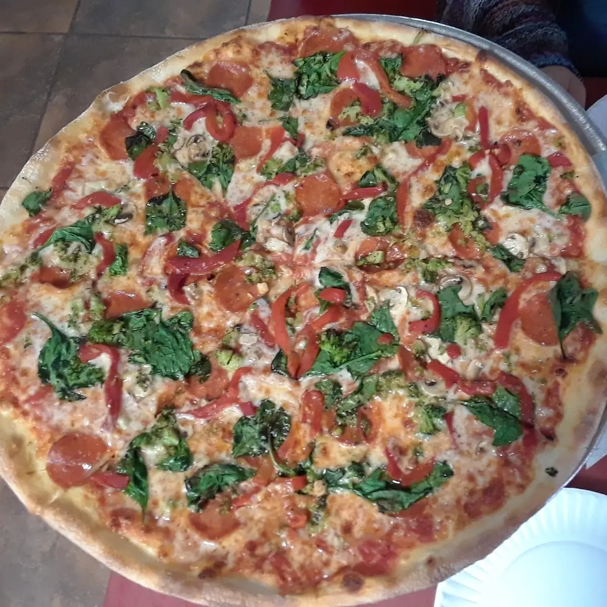 Primavera Pizza with Pepperoni