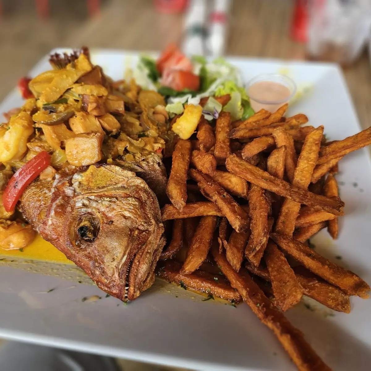 Fried Red Snapper