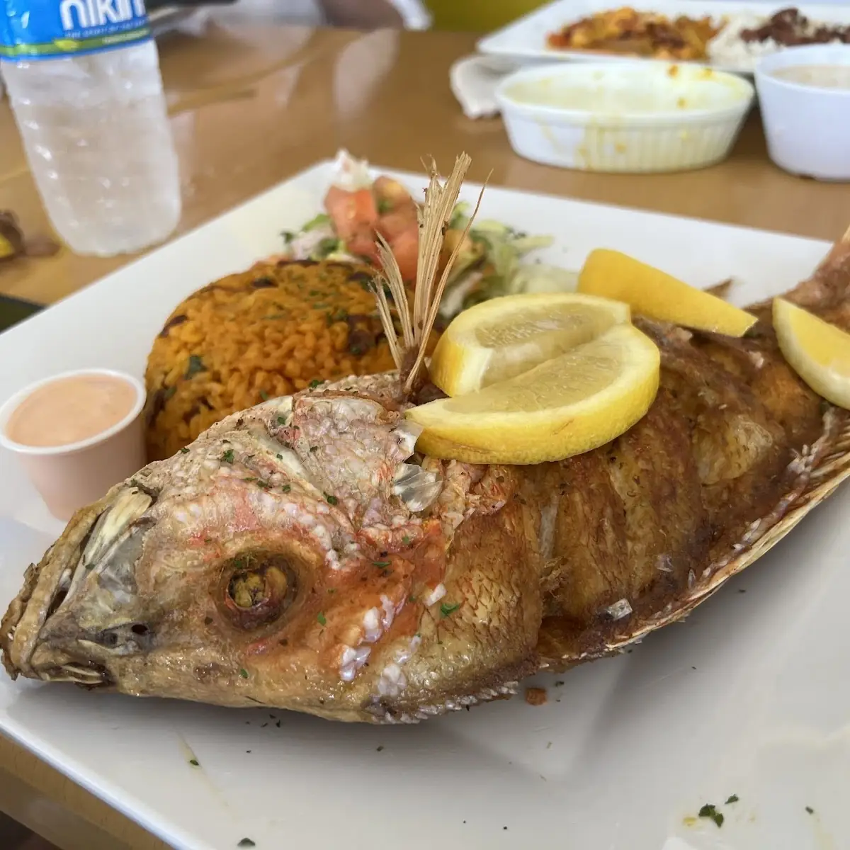 Whole Fried Snapper