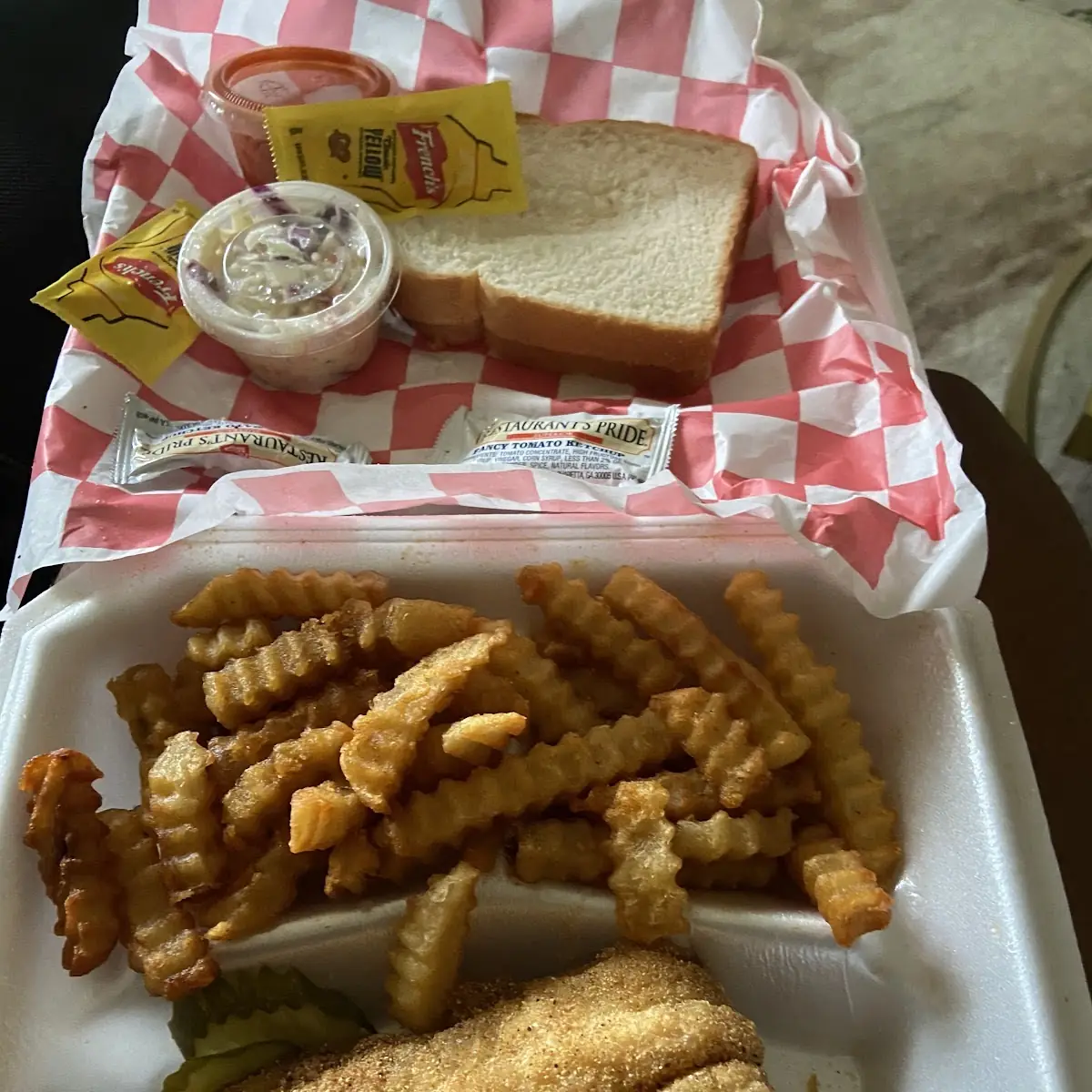 Open Face Catfish Plate
