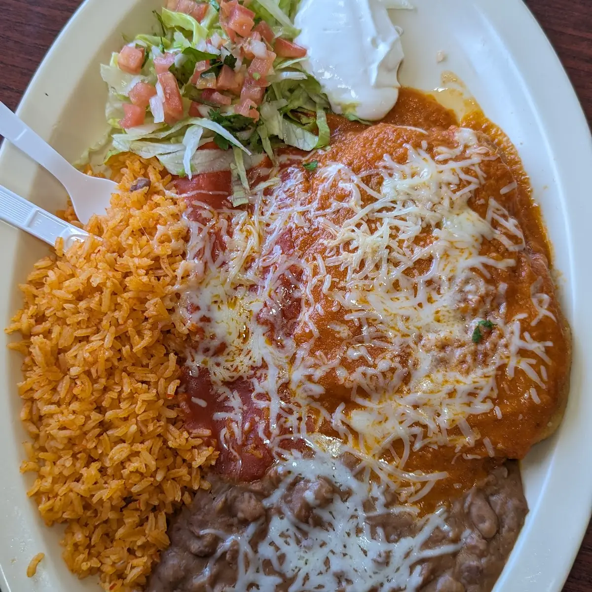 Chile Relleno & Enchilada Plate