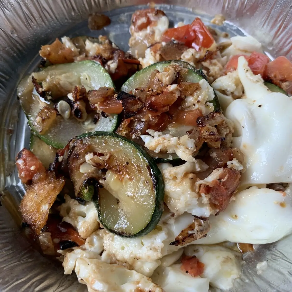 Egg White Veggie Omelet