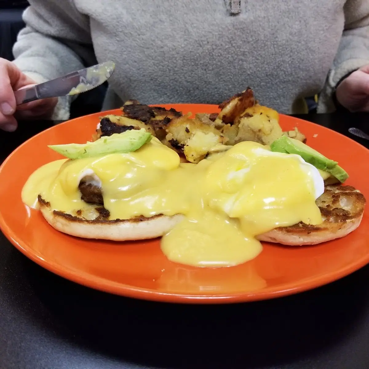 Eggs Benedict with Homefries