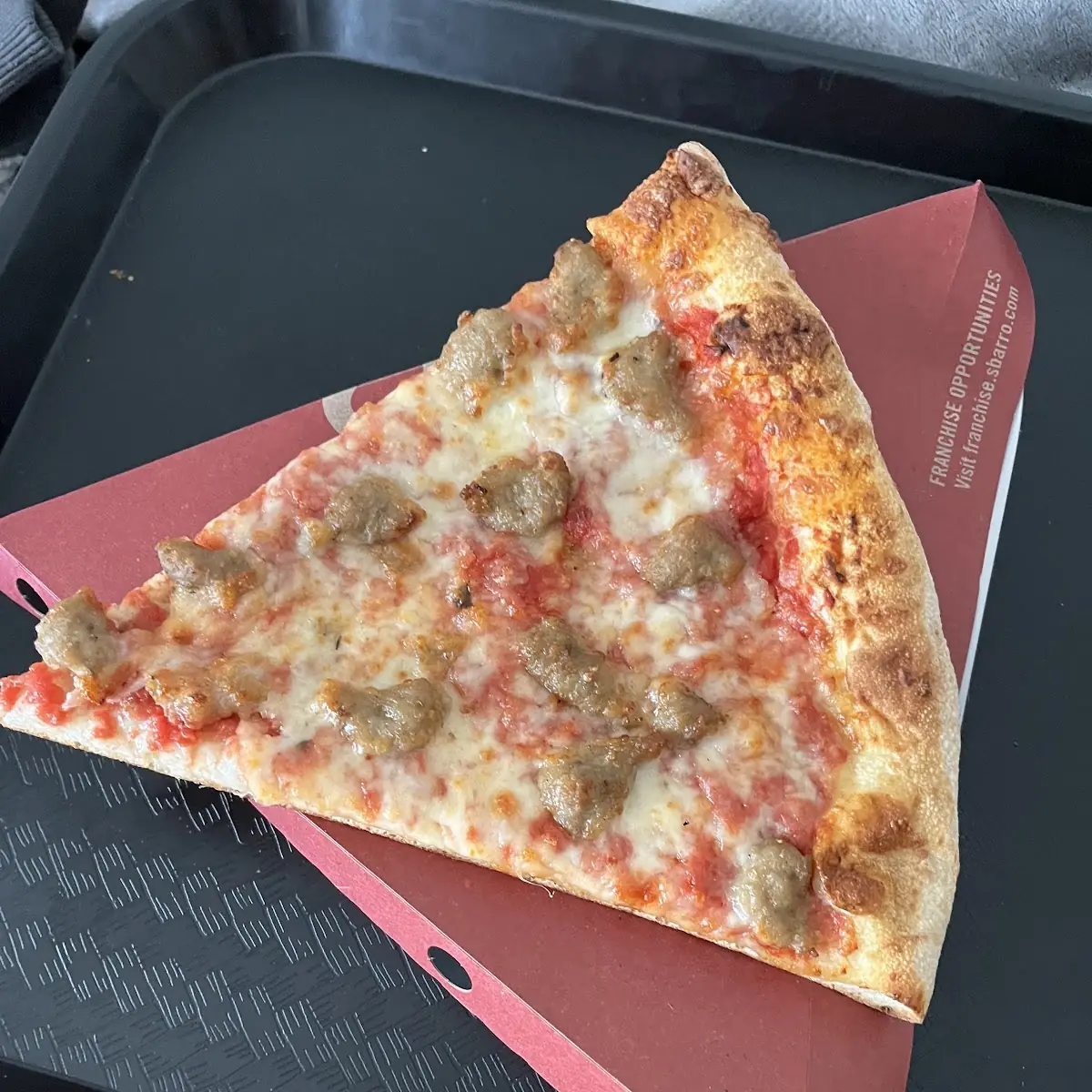 Sausage Pizza Slice