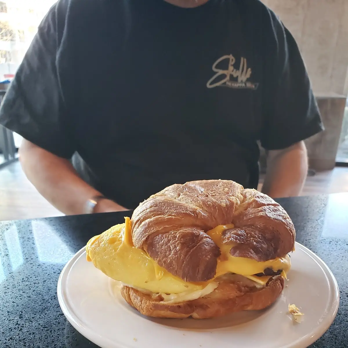 Sausage Egg Cheese Croissant