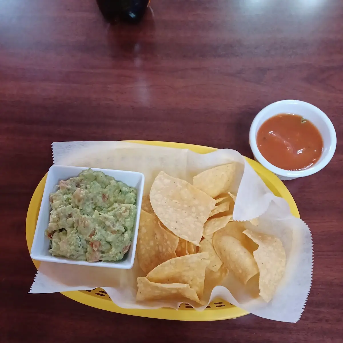 Guacamole and Chips Salsa