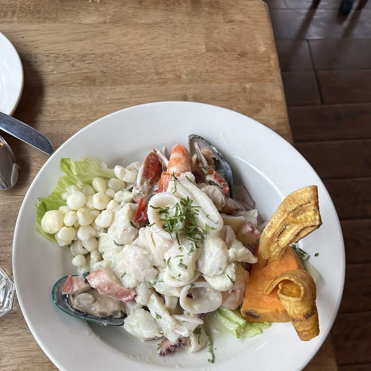 Ceviche Mixto D Corvina