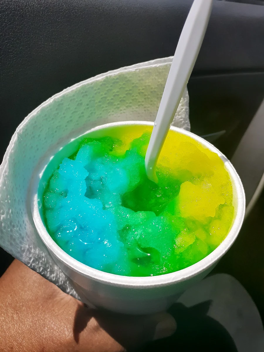 Blue Coconut & Banana Snocone