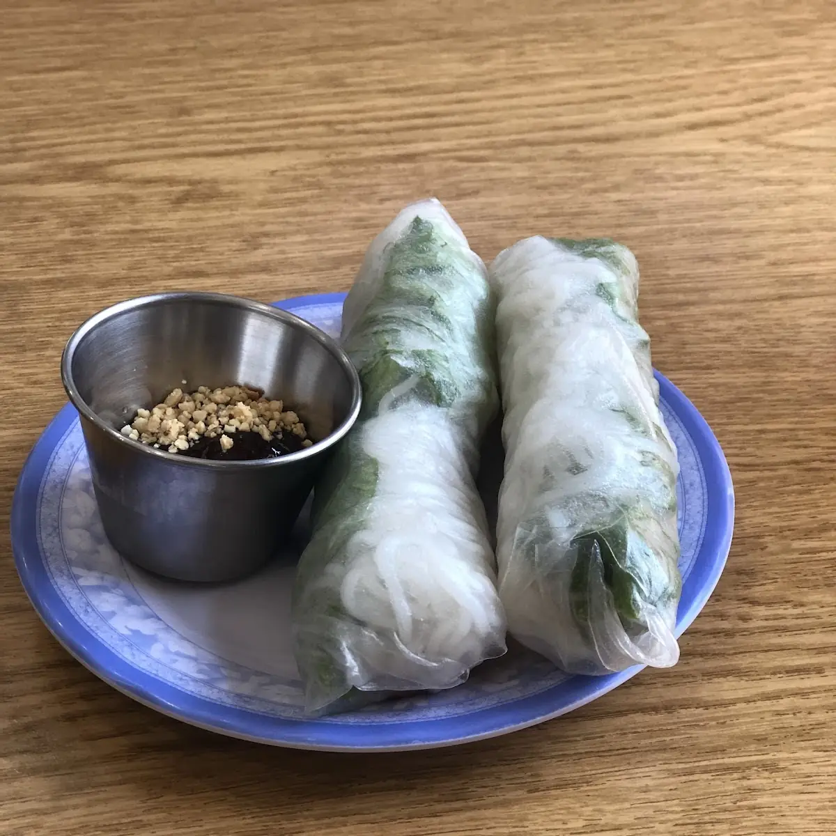 Fresh Spring Rolls with Peanut Sauce