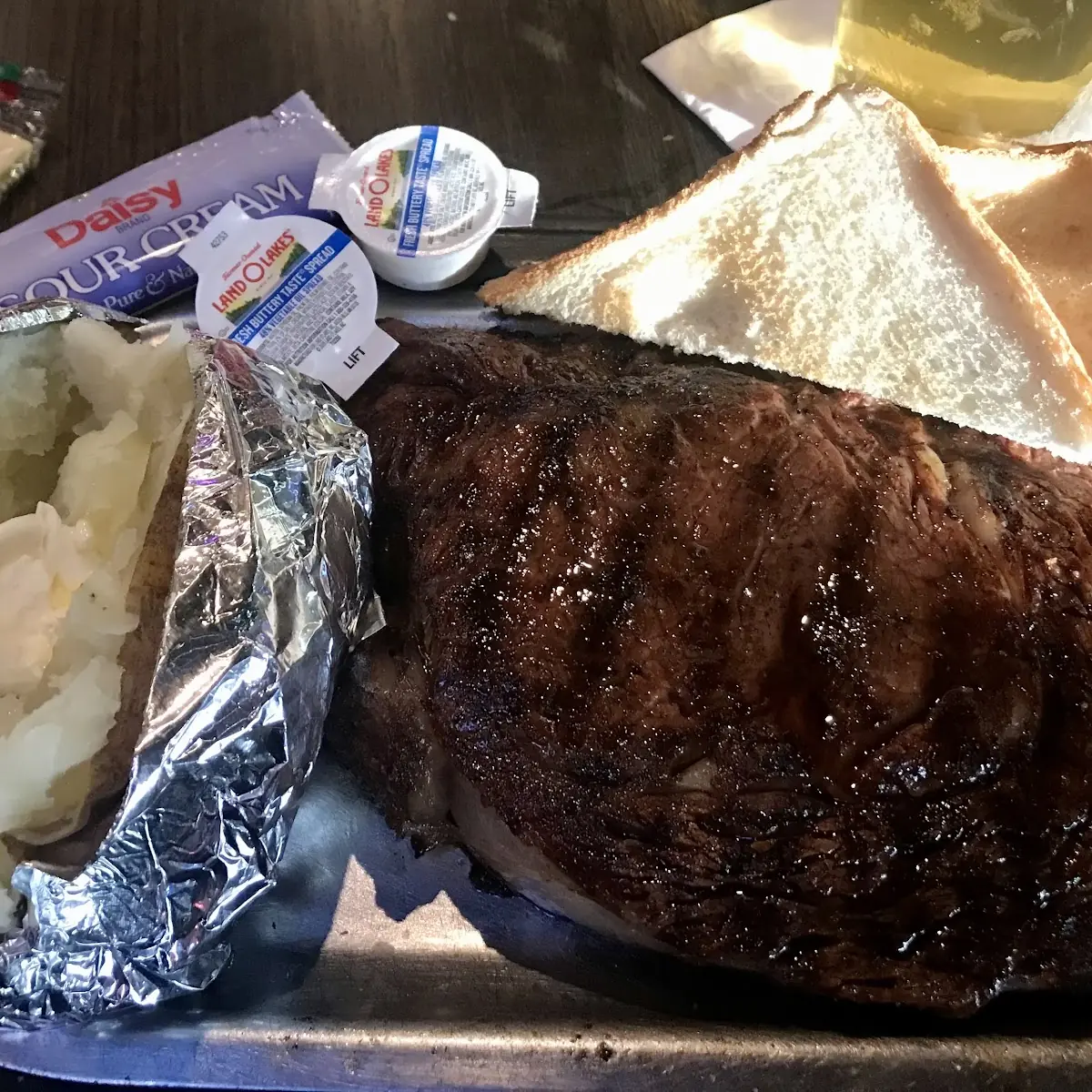 Rib Eye Steak and Baked Potato