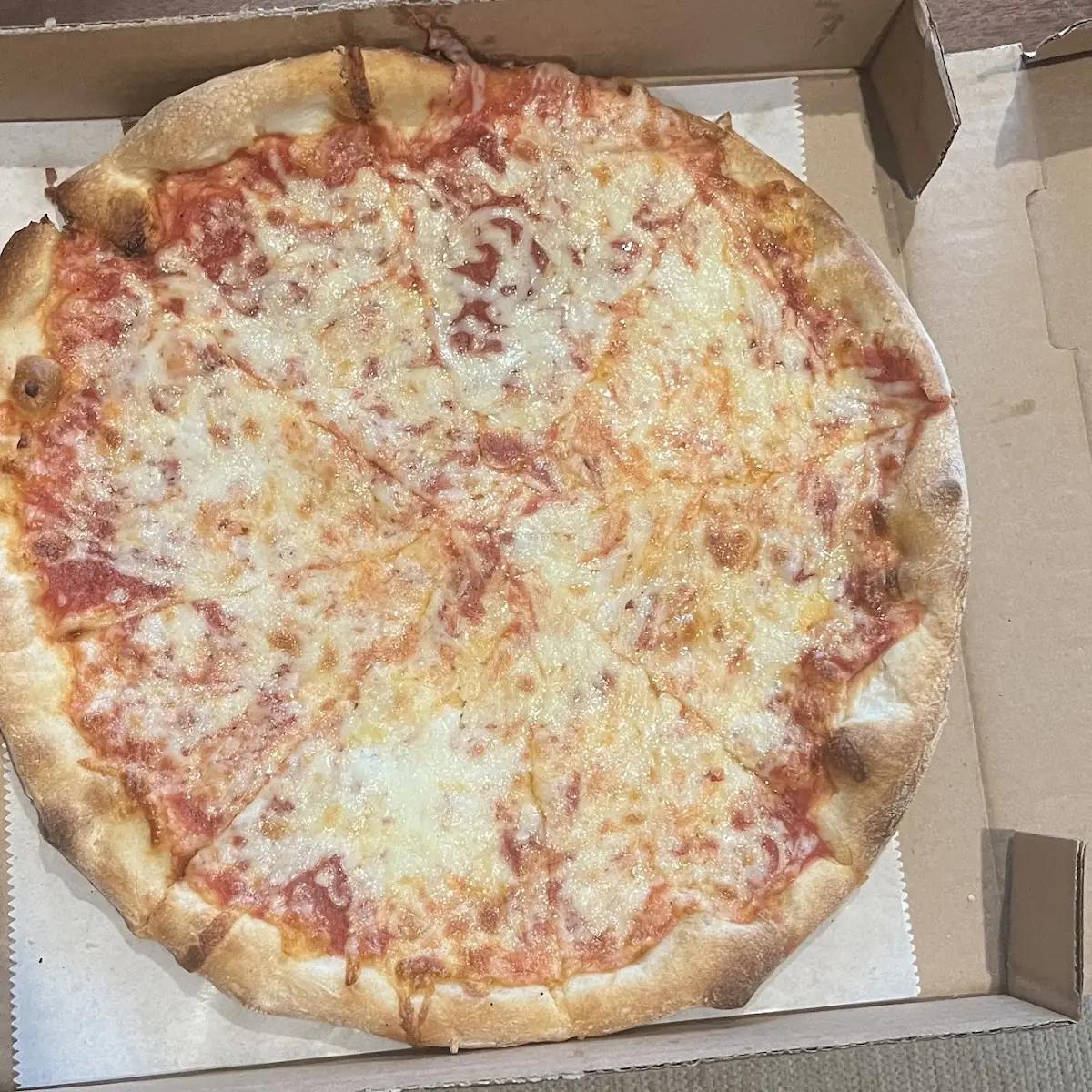 NY Style Thin Crust Cheese Pizza