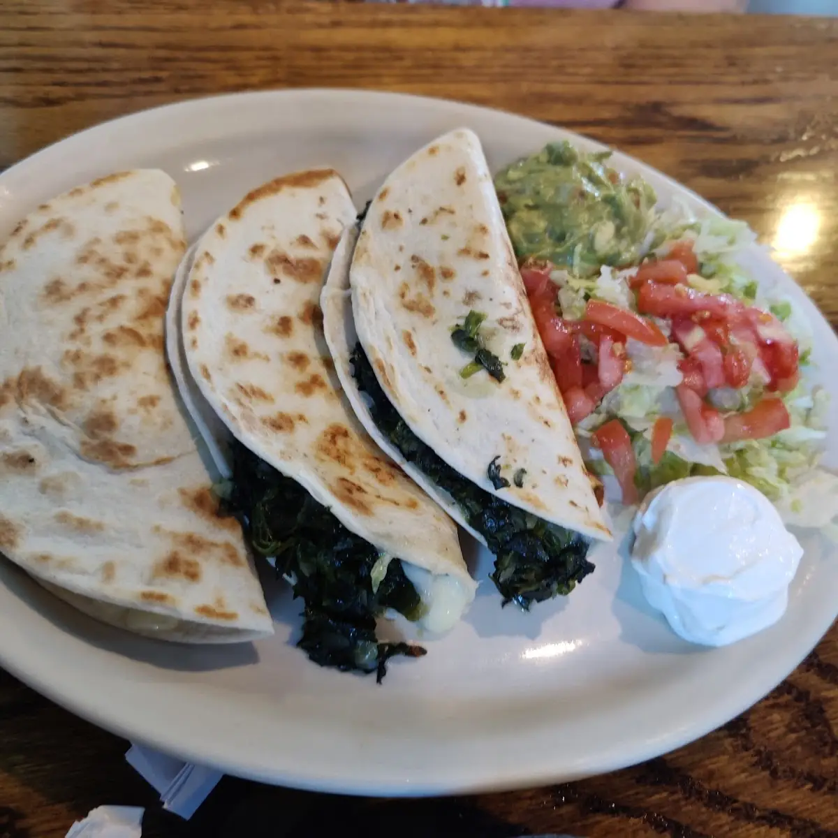 Shrimp Quesadilla with Mushrooms