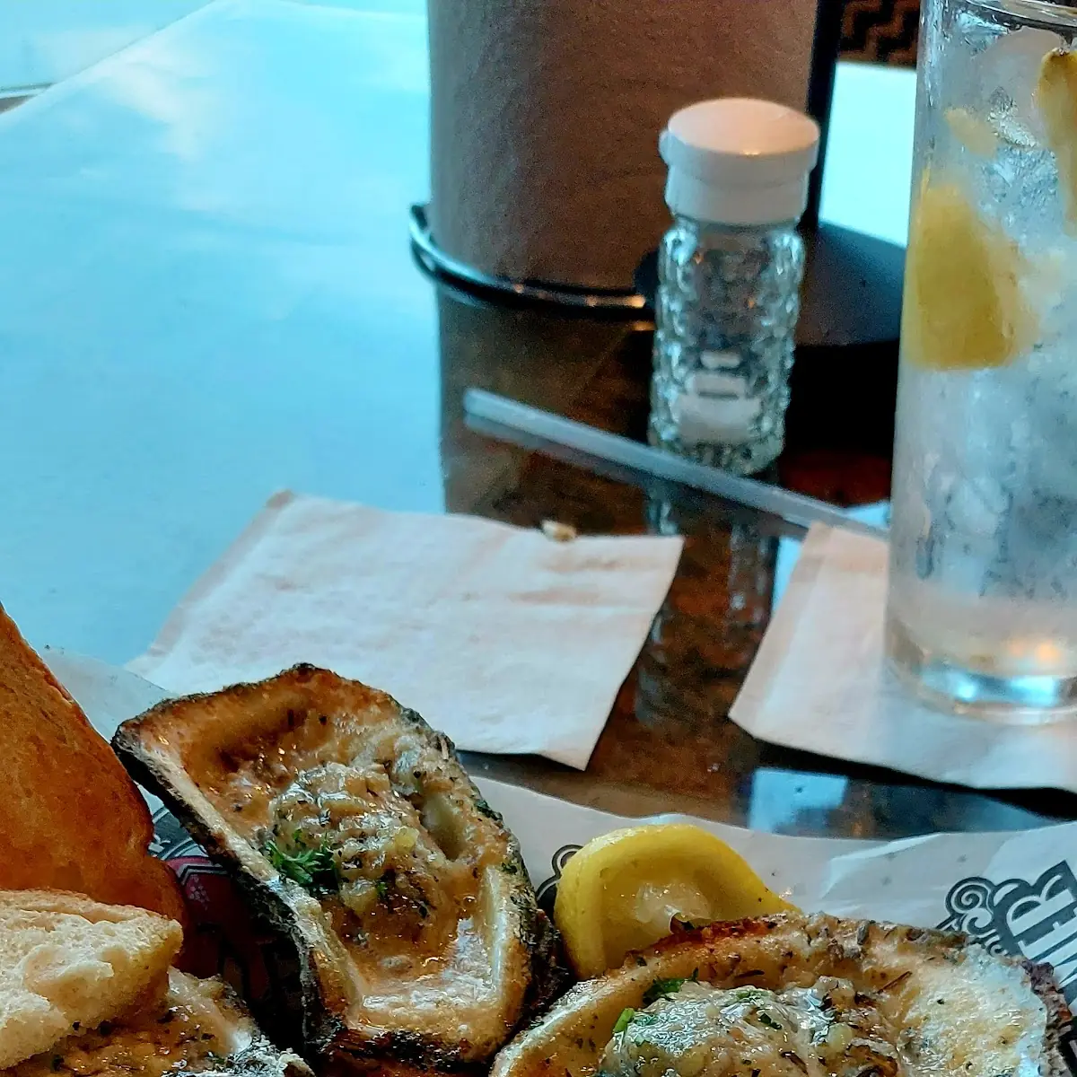 Charbroiled Oysters on the Half Shell with Caviar