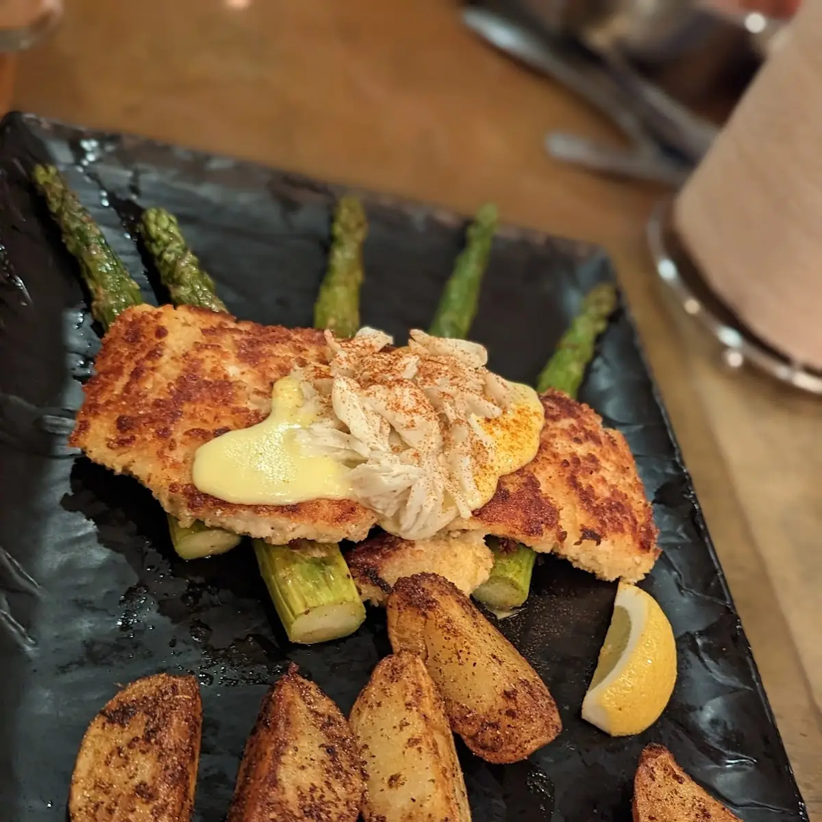 Potatoe Encrusted Red Snapper