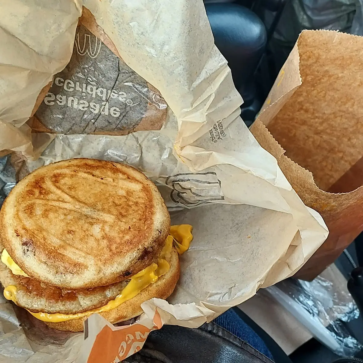 Sausage Egg and Cheese Mcgriddles Meal