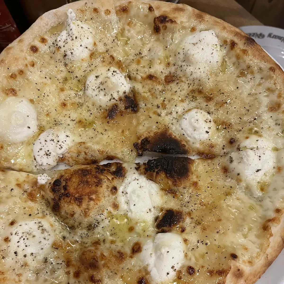 Four Cheese White Pizza