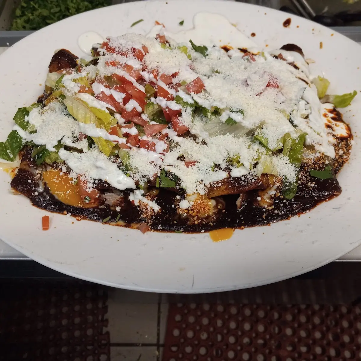 Enchiladas de Mole Poblano